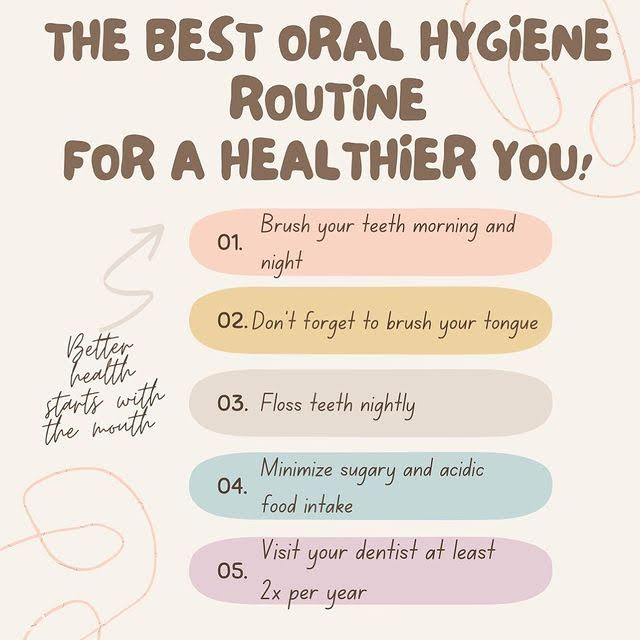 oral hygiene routine